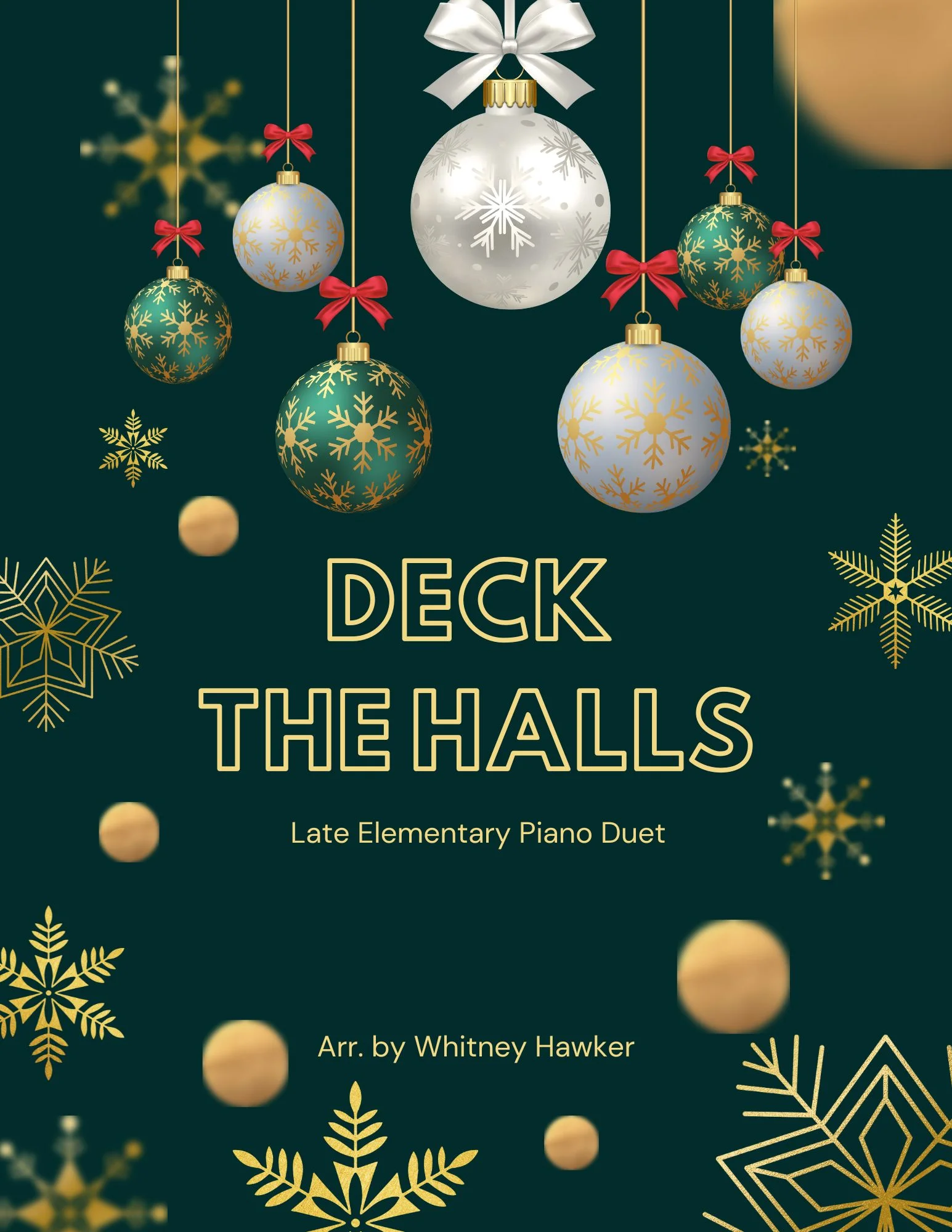 Deck The Halls Duet - page 1