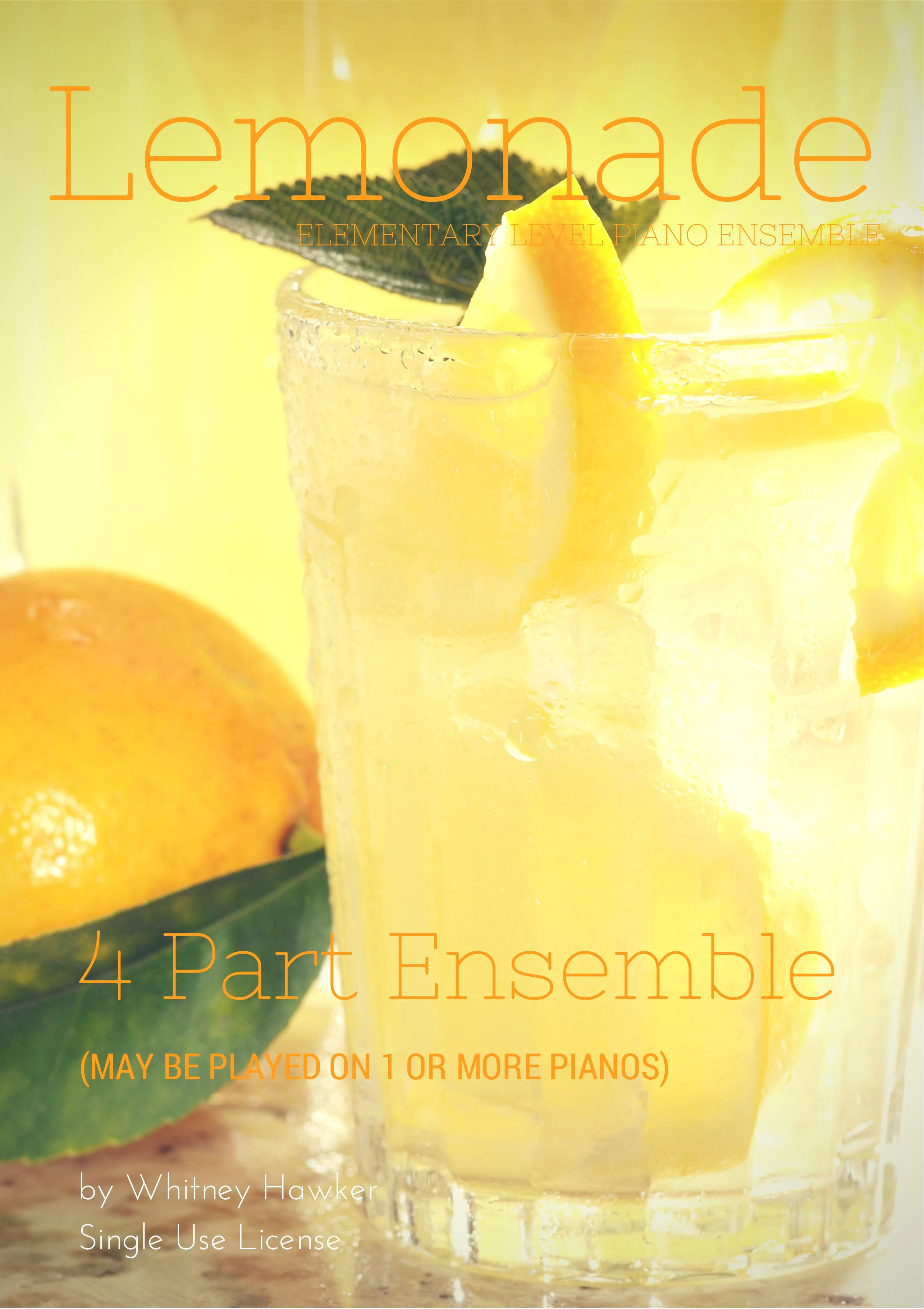 Lemonade (4 Part Ensemble) - page 1